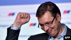 Serbian Prime Minster Aleksandar Vucic