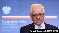 Ministrul de Externe al Poloniei Jacek Czaputowicz 