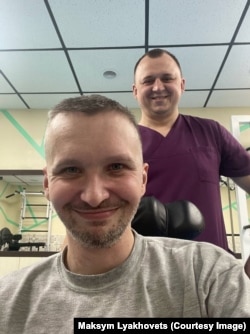 Ветеран під час реабілітації