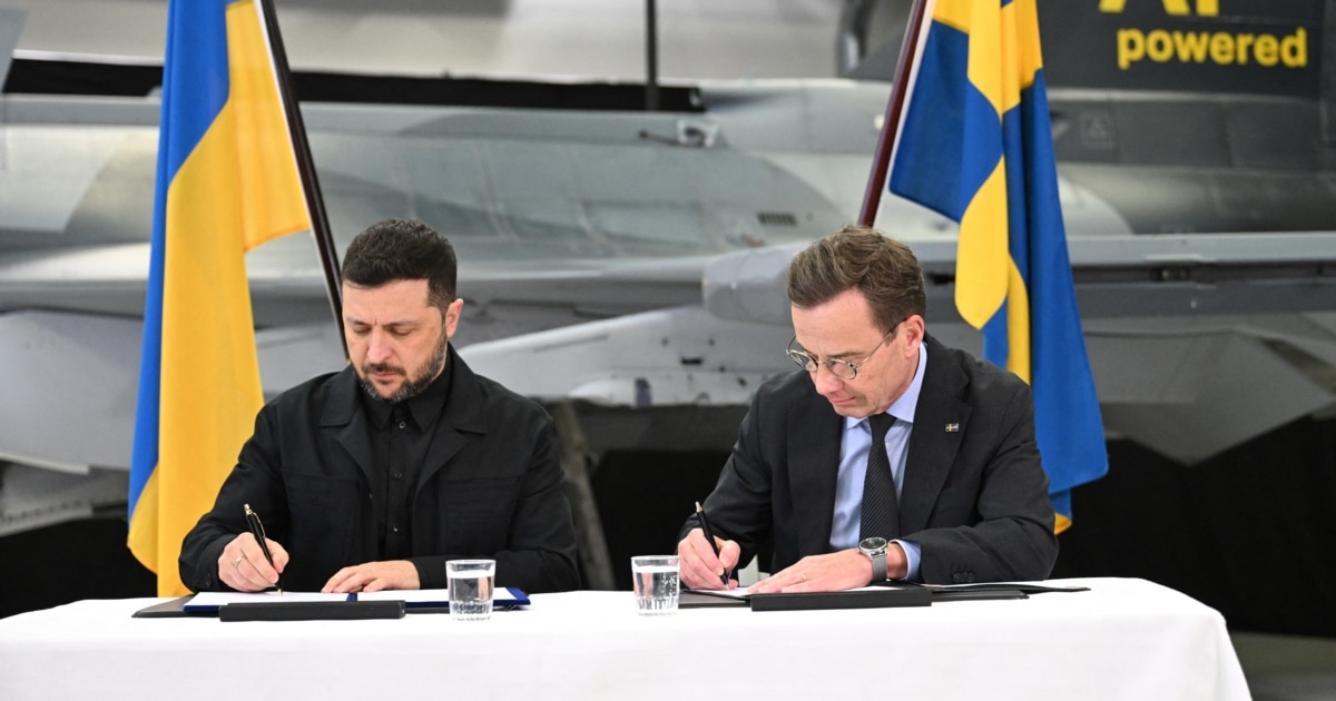 Зеленський анонсує новий крок щодо винищувачів Gripen у Швеції