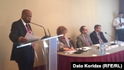 სისხლის სამართლის საერთაშორისო სასამართლოს პროკურორის ოფისის წარმომადგენელთა ბრიფინგი