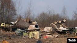 Смоленск түбінде құлаған Польшаның Ту-154М ұшағы. 14 сәуір 2010 жыл.
