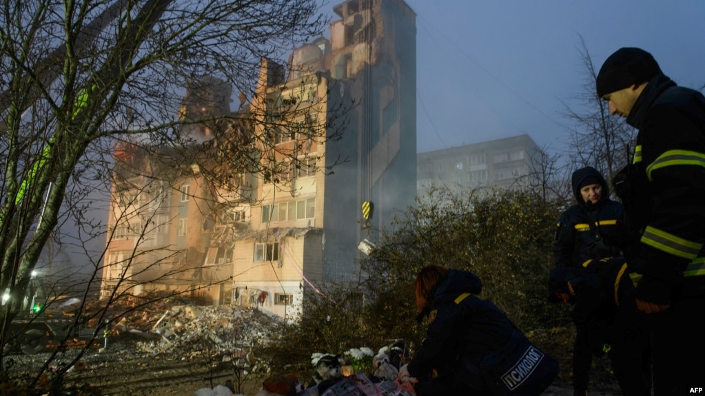 Последствия российского удара по Тернополю