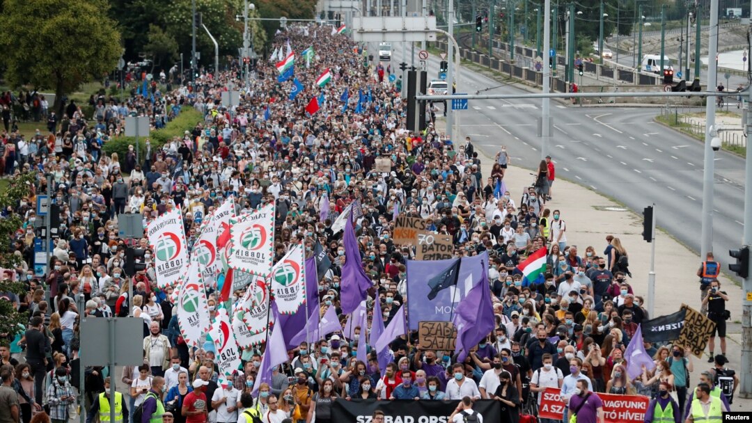 Manifestație în sprijinul presei independente
