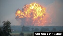 Так вибухали боєприпаси у Калинівці наприкінці вересня поточного року