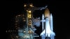 "Atlantis" roars into the sky at the Kennedy Space Center in Florida on November 16. (photo by Nikola Krastev)