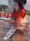 Russia - Ukraine Security Service (SBU) video of Operation Spiderweb drone attack on Russian aircraft at air bases - screen grab 1