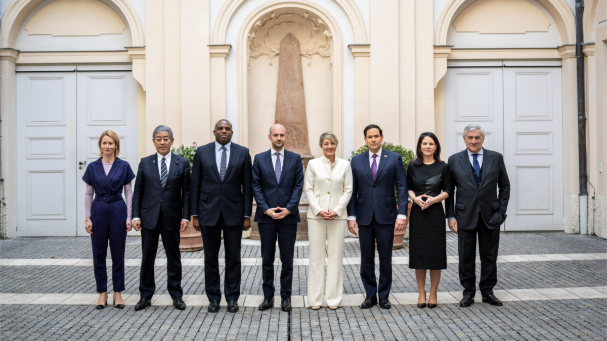 G7-ის კომუნიკე: აშშ რუსეთთან მიმართებით "ანტაგონისტური ფორმულირებების" წინააღმდეგია