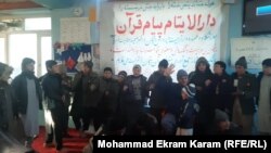 کودکان بی سرپرست در فاریاب که در یک پرورشگاه خصوصی زندگی می‌کنند