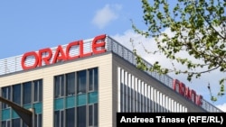 Clădire de birouri a companiei Oracle în zona Pipera din București. Oracle face parte dintre companiile care au disponibilizat angajați din sectorul IT din România