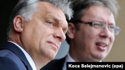 Viktor Orban i Aleksandar Vučić, fotoarhiv