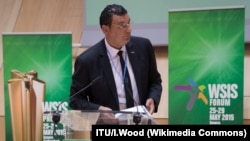 Nizar Zakka speaks at the World Summit on the Information Society (WSIS) Forum 2015