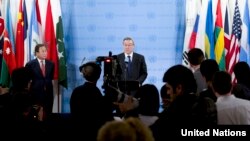 Выступ міністра замежных справаў Паўднёвай Карэі Кім Сун Хвана