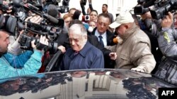 Fostul președinte Ion Iliescu după audierile în Dosarul Revoluției, 21 octombrie 2015