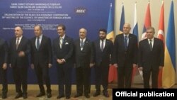 ՍԾՏՀԿ ԱԳ նախարարների Բաքվի հանդիպման մասնակիցները, լուսանկարը՝ ՀՀ ԱԳՆ լրատվականի