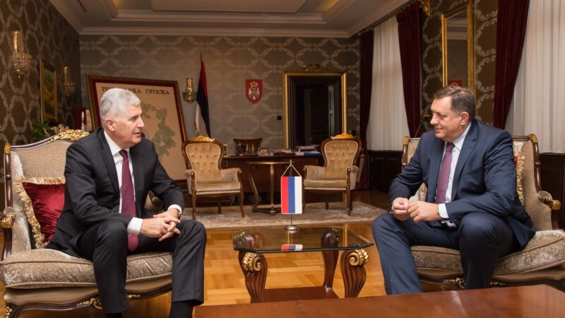 Dodik i Čović: Nema izborne reforme bez saglasnosti o izboru Predsjedništva 