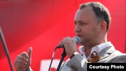 Igor Dodon says he hopes to force a national referendum on whether to choose the EU or Russia.
