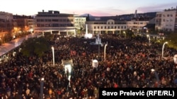 Peti protesti u Podgorici, ilustrativna fotografija