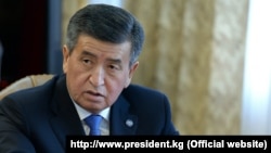 Президент Кыргызстана Сооронбай Жээнбеков.