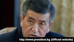 Президент Кыргызстана Сооронбай Жээнбеков.