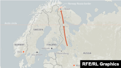 Маршрут перемещения мигрантов к российско-норвежской границе минувшей осенью