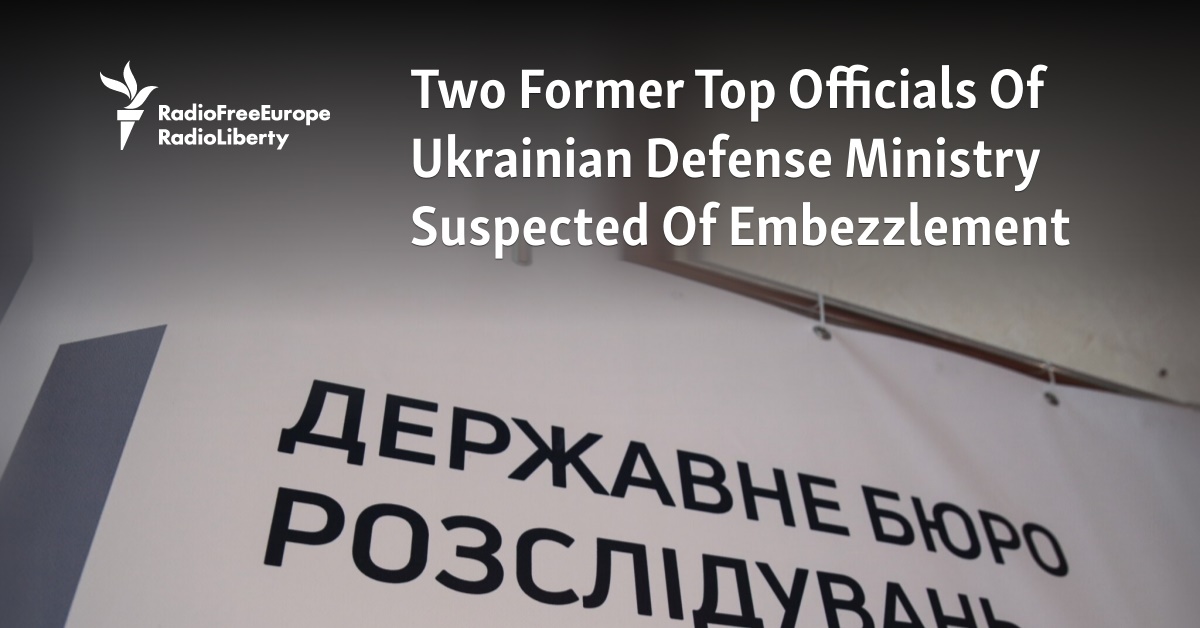 Two Former Top Officials Of Ukrainian Defense Ministry Suspected Of Embezzlement - Vimarsana News