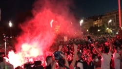Riot Police Break Up Anti-Government Protests In Belgrade
