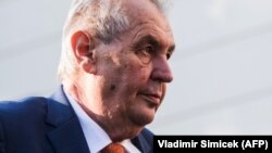 Czech President Milos Zeman 