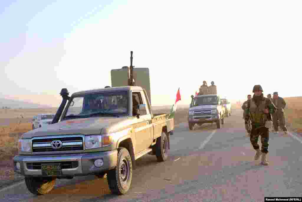 Dozens of Peshmerga fighters were killed in the Bashiqa clash, and three journalists were among the wounded. 