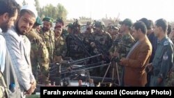 Weapons seized by the local government in Bala Bolok district of Farah Province in early October