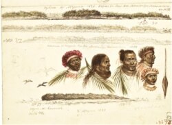 Жители и пейзажи Таити