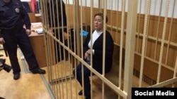 Наталья Шарина в суде (Москва, 30 октября 2015 года)