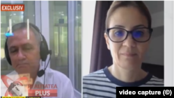 Captură din timpul interviului dat de Liviu Dragnea, din închisoare, fostei sale consiliere, Anca Alexandrescu, acum jurnalist la Realitatea PLUS