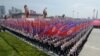 A parade in Kim Il Sung Square in the North Korean capital, Pyongyang, marked the 60th anniversary of the Korean war armistice.