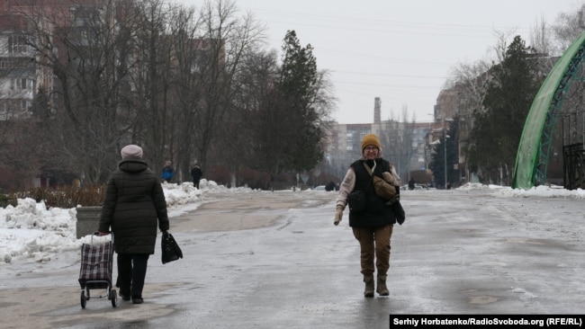 У центрі Слов'янська, лютий 2026 року