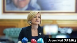 Ministrja e Industrisë, Ndërmarrësisë, Tregtisë dhe Inovacionit, Mimoza Kusari-Lila. Fotografi nga arkivi. 