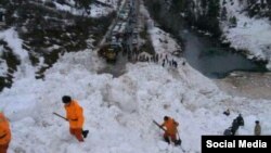 Бишкек-Ош жолуна түшкөн кар көчкү. Март, 2018-жыл. Иллюстрациялык сүрөт.