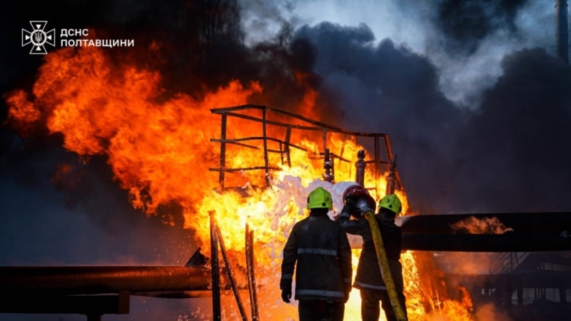 На Полтавщині два дні поспіль сили РФ атакували два промислові об’єкти – ДСНС