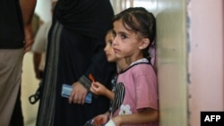 Պաղեստինցի երեխաները հիվանդանոցում, Խան Յունիս, Գազայի հատված, 24 հունիսի, 2024թ.