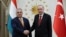 Recep Tayyip Erdoğan török elnök és Orbán Viktor magyar miniszterelnök találkozója Ankarában 2024. december 12-én