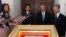 Ceremonia e inaugurimit të Gurit të Paqes