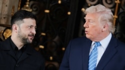 Президент Украины Владимир Зеленский и президент США Дональд Трамп на встрече в США, 28 декабря 2025 года