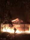 Former Ukrainian Central Banker's House In Flames Former Ukrainian Central Banker's House In Flames