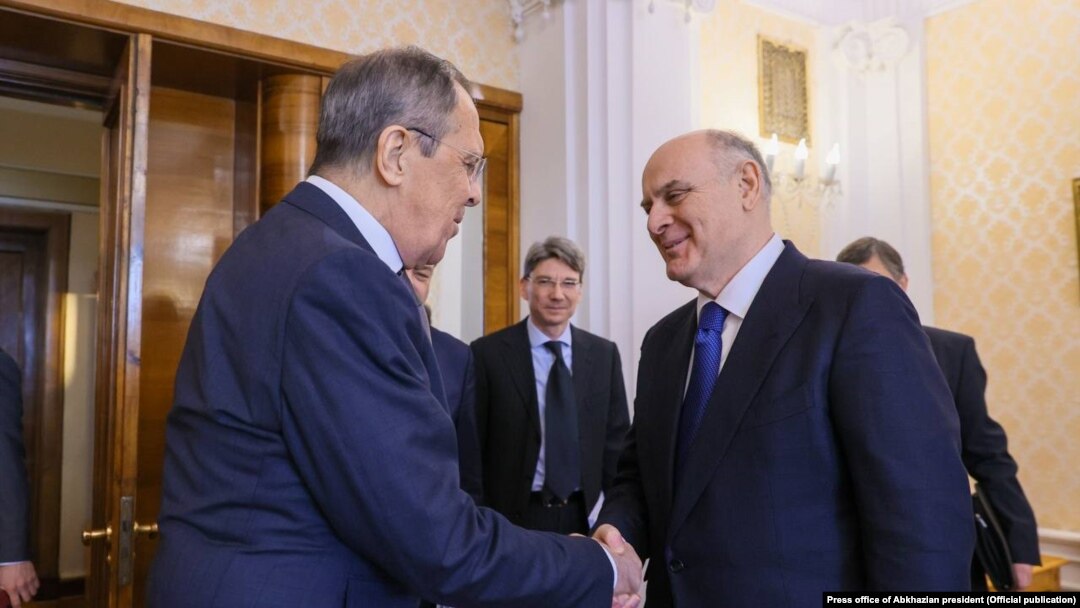 Сергей Лавров и Аслан Бжания