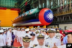 Інавгурація на Тайвані нової субмарини, виготовленої місцевими виробниками. 28 вересня 2023 року