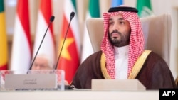 Saudijski prijestolonasljednik Mohammed bin Salman na samitu u Rijadu, 11. novembra 2024.