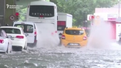 Heavy Rain In Istanbul Triggers Flash Floods