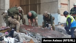 The whole wall is covered in blood: hitting a high-rise building in Kharkiv (photo evidence)