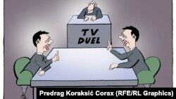 Karikatura Predraga Koraksića Coraxa