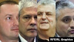 Bojan Pajtić, Boris Tadić, Nenad Čanak i Čedomir Jovanović